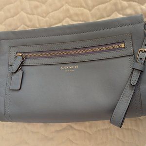 Leather Coach clutch